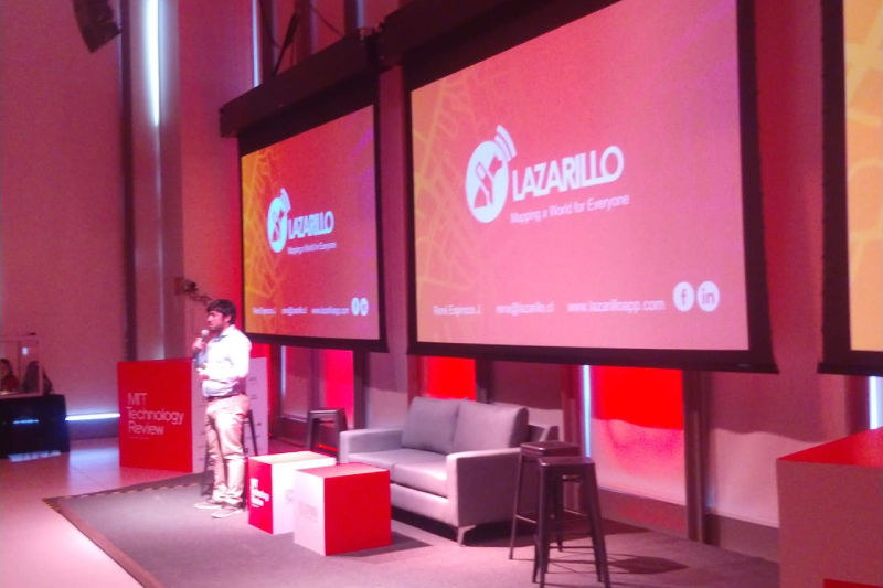 Imagen de un evento de presentación de Lazarillo
